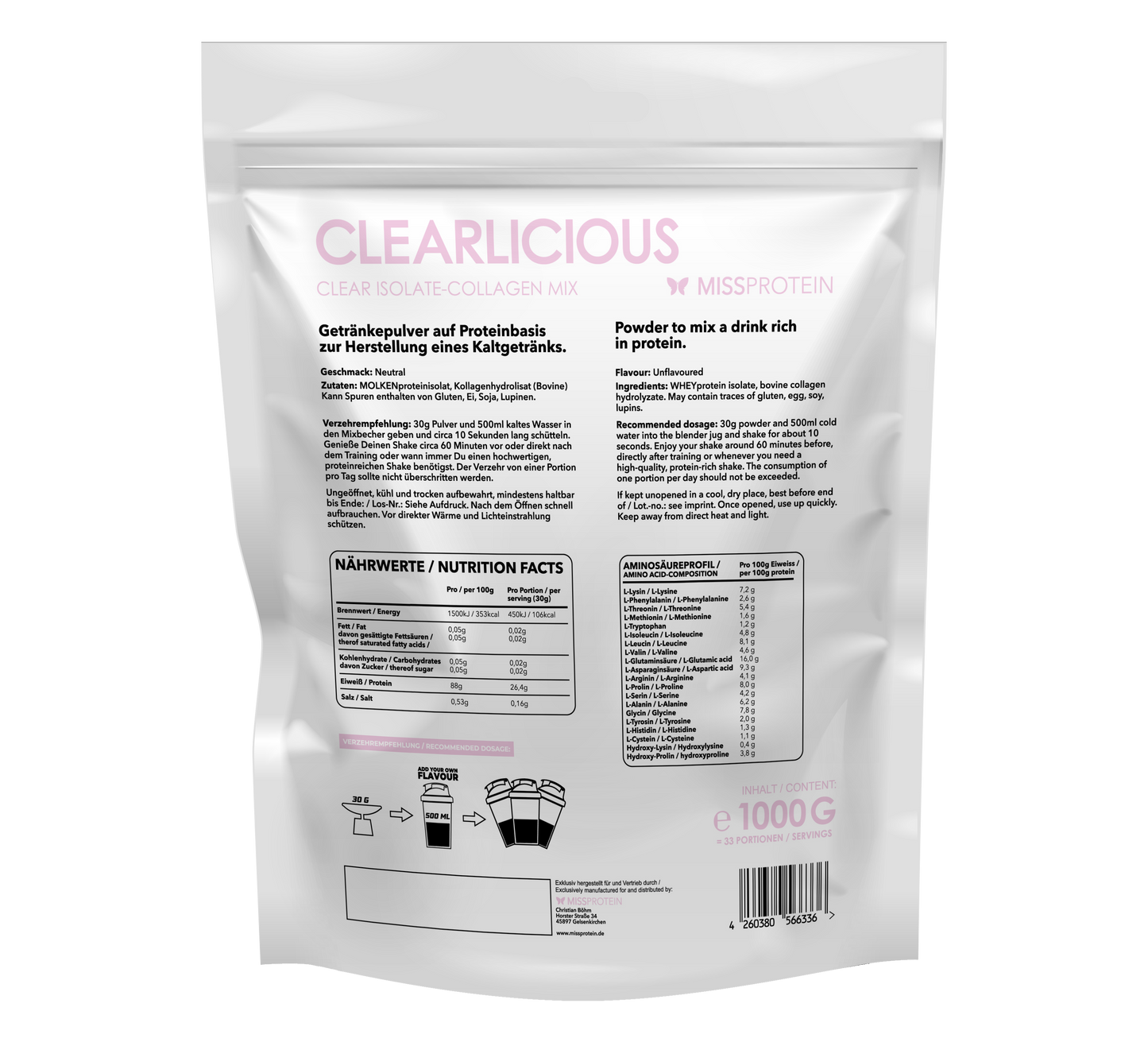 Clearlicious 1Kg